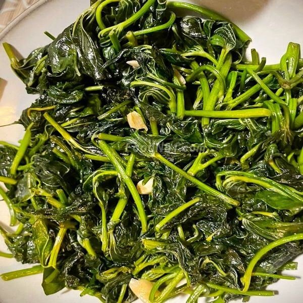 西洋菜炒蒜片、蒜蓉炒西洋菜、西洋菜營養價值