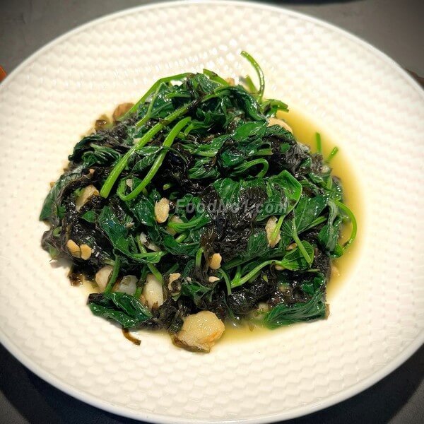 紫菜炒番薯苗-紫菜營養價值、番薯苗功效、簡單家常菜、快速晚餐、健康飲食