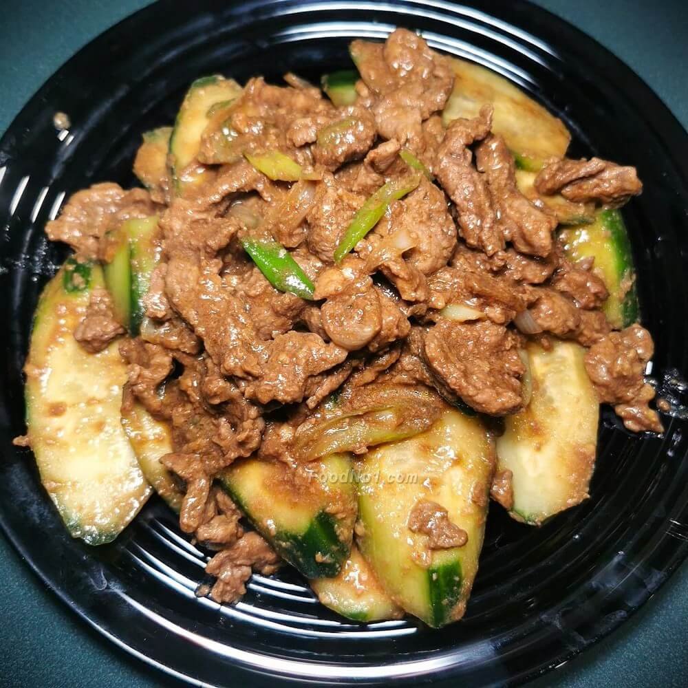 蔥香牛肉青瓜做法步驟