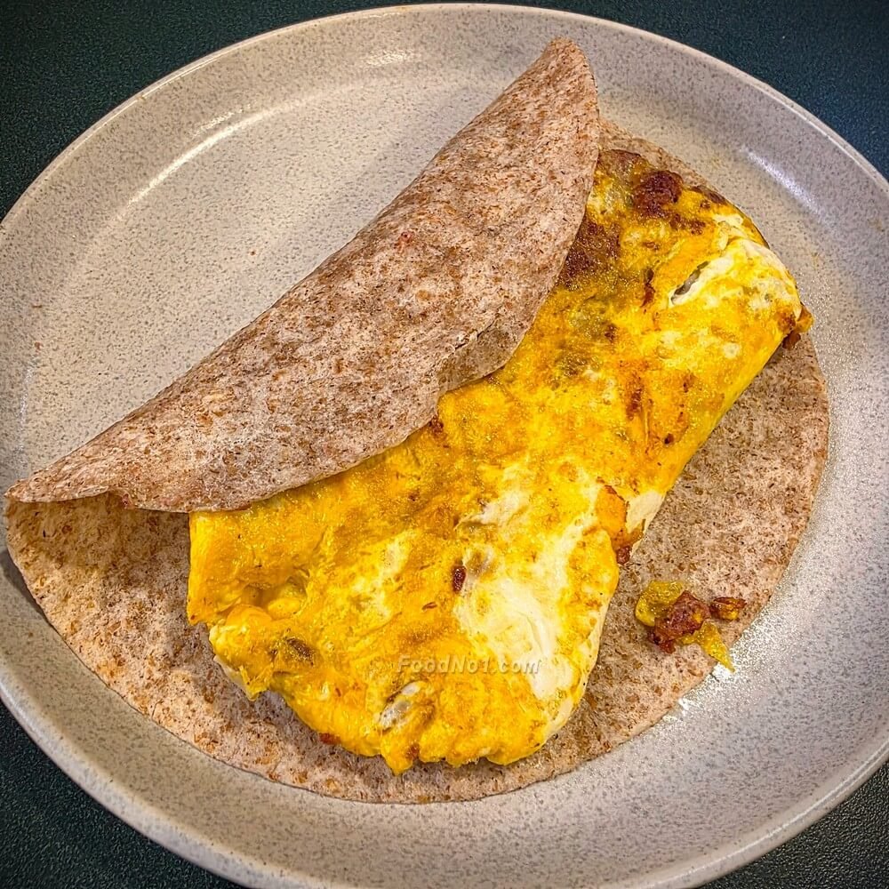 太陽蛋咸牛芝士鬆餅