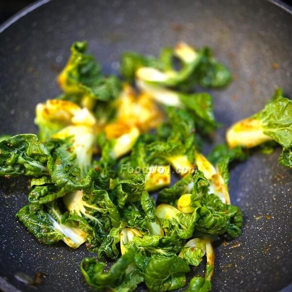 咖哩爆炒奶油白菜心