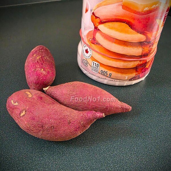 日本蕃薯和鬆餅粉