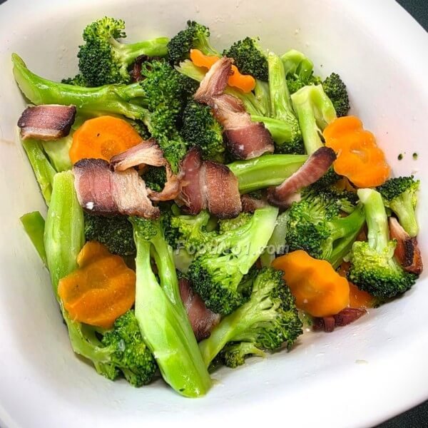 臘味鮮炒西蘭花-材料預備