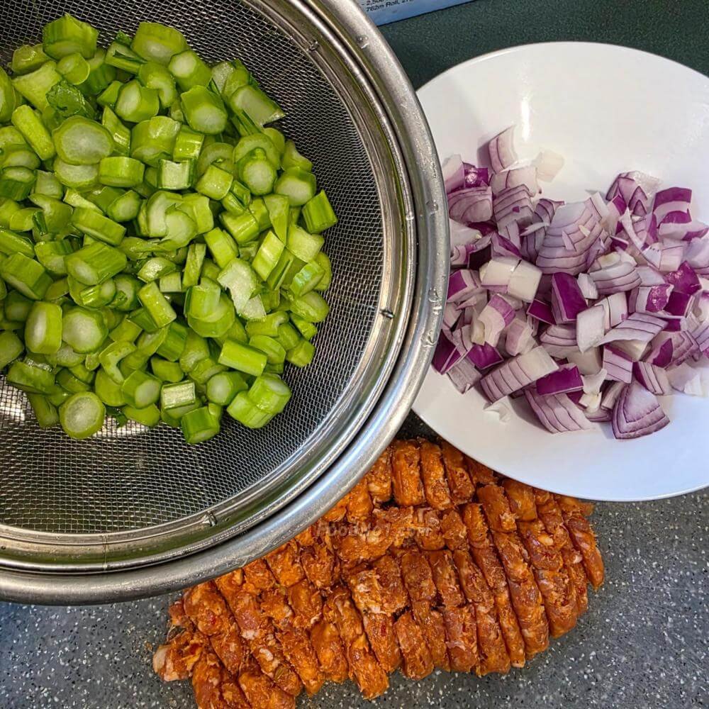 電飯煲焗肉碎蔬菜版-材料