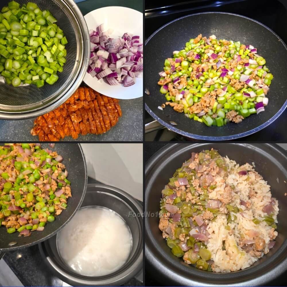 電飯煲焗飯-過程