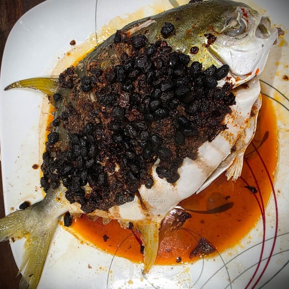 豆豉辣油蒸倉魚