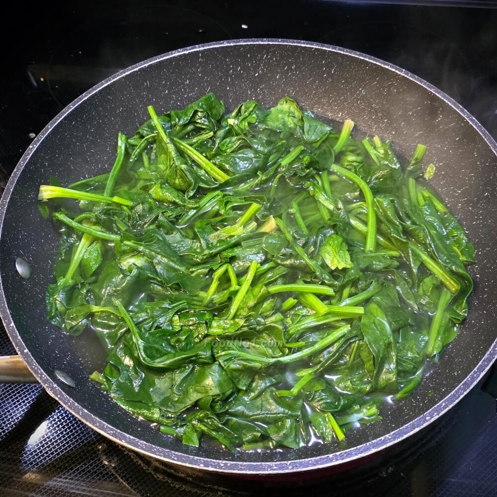 金銀嫩蛋爽口菠菜 (烹飪技巧)