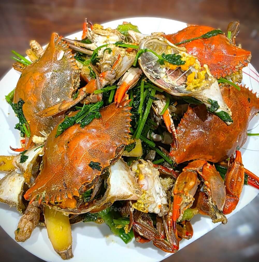 薑蔥爆炒南蟹仔