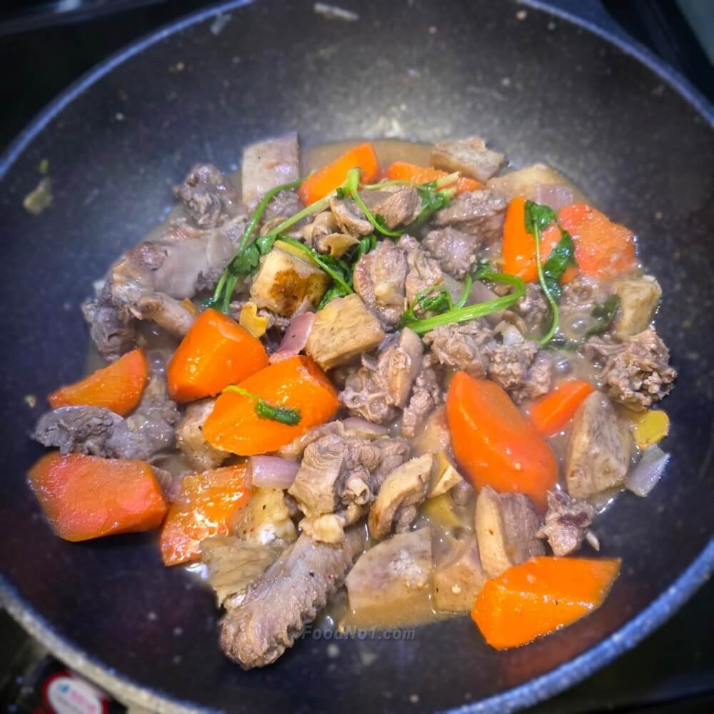 紅蘿蔔香芋鴨-烹調