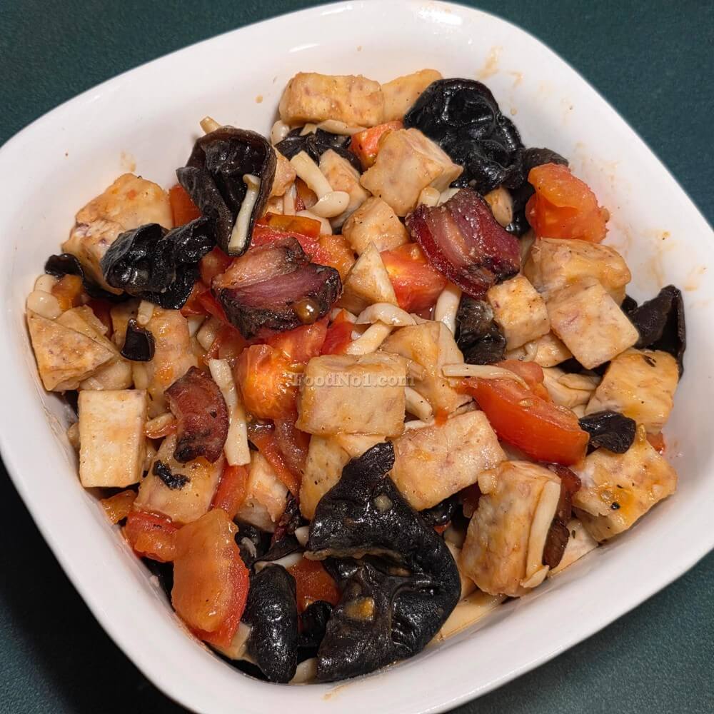 臘香芋頭番茄炒鮮菇