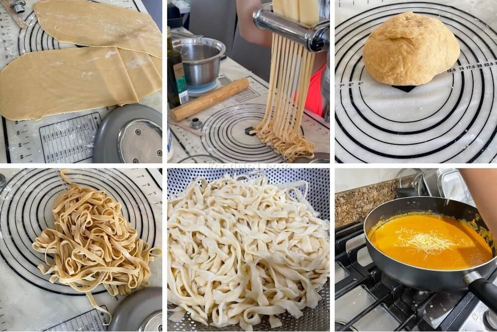 五色蔬果芝士濃汁鮮製麵