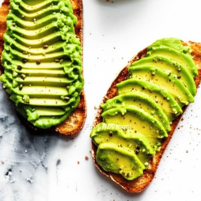 清新牛油果多士