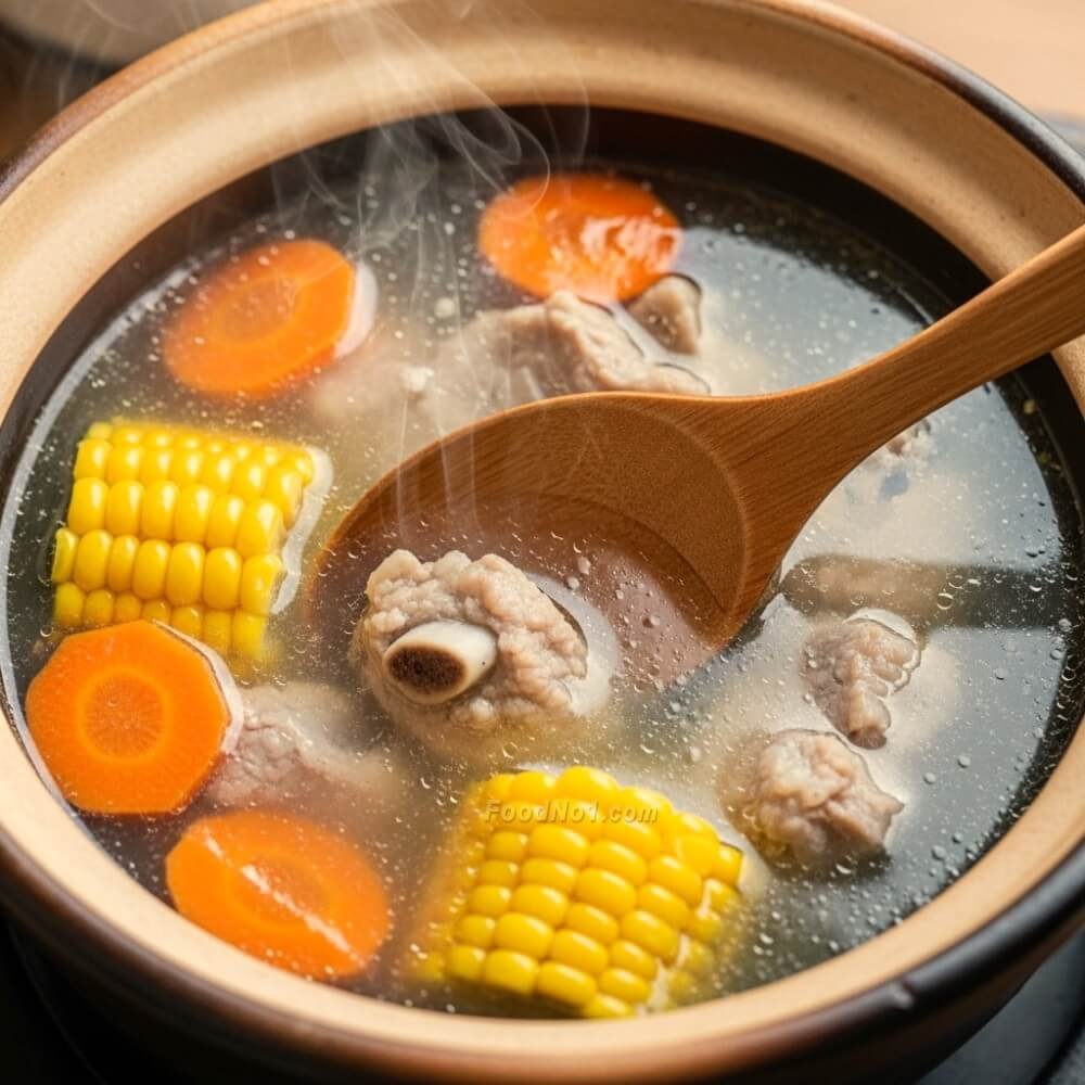 玉米蘿蔔排骨湯-開食