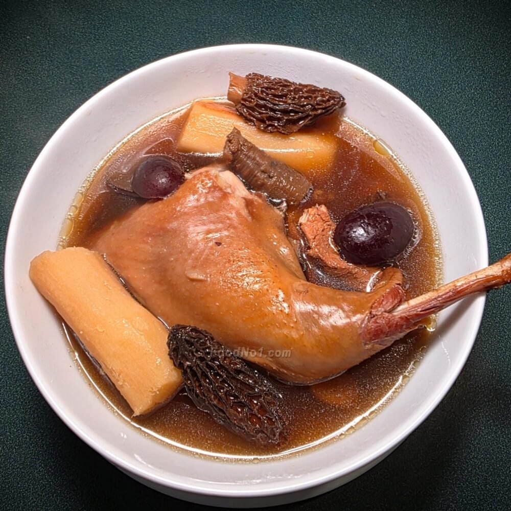 羊肚菌淮山紅棗鷓鴣湯