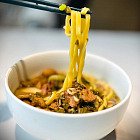 雪菜黃魚肉絲麵 雪菜黃魚肉絲麵, 黃魚麵, 雪菜料理