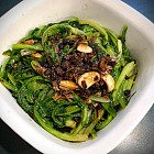 豆豉鯪魚炒A菜 豆豉鯪魚炒A菜