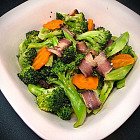 臘肉鮮炒西蘭花 臘味鮮炒西蘭花