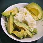 牛油果雲呢拿雪糕 牛油果雲呢拿雪糕,家中甜點