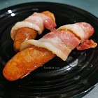 培根捲義式香腸 培根食譜、香腸食譜、培根捲做法