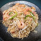 鮮蝦芽菜炒蛋麵 鮮蝦芽菜炒蛋麵