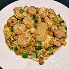 蝦仁滑蛋炒三蔬 蝦仁滑蛋炒三蔬