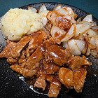 酸甜惹味豬扒配綿滑薯蓉 酸甜惹味豬扒配綿滑薯蓉