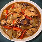 榨菜冬菇炆肉片 榨菜冬菇炆肉片