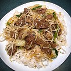 牛腩濕炒河粉 牛腩濕炒河