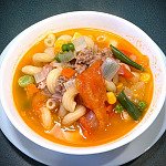 番茄肉碎雜菜通心粉 雜菜肉碎番茄湯通心粉