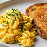 炒嫩蛋多士 嫩蛋多士