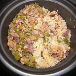 電飯煲焗飯 (肉碎蔬菜版) 電飯煲焗飯 (肉碎蔬菜版)