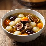 無花果百合南北杏燉豬展湯 無花果百合南北杏燉豬展湯