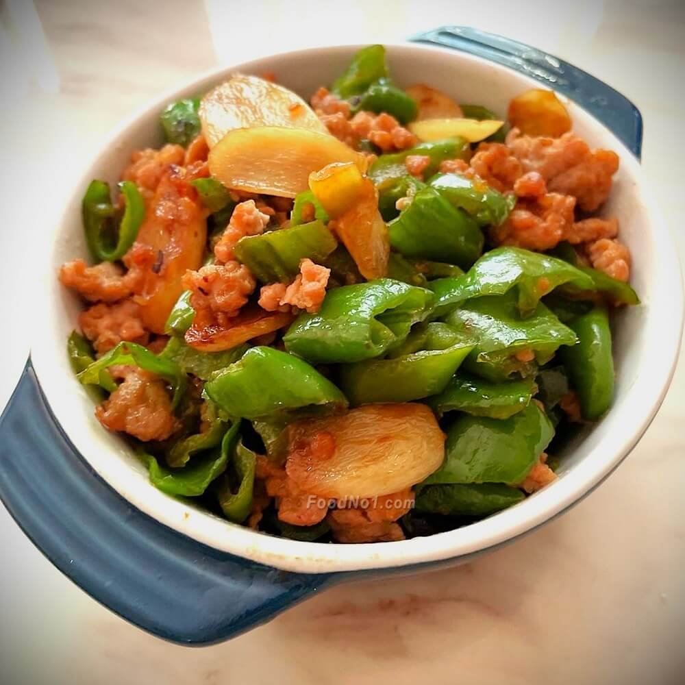 豆豉辣椒炒肉碎 4002