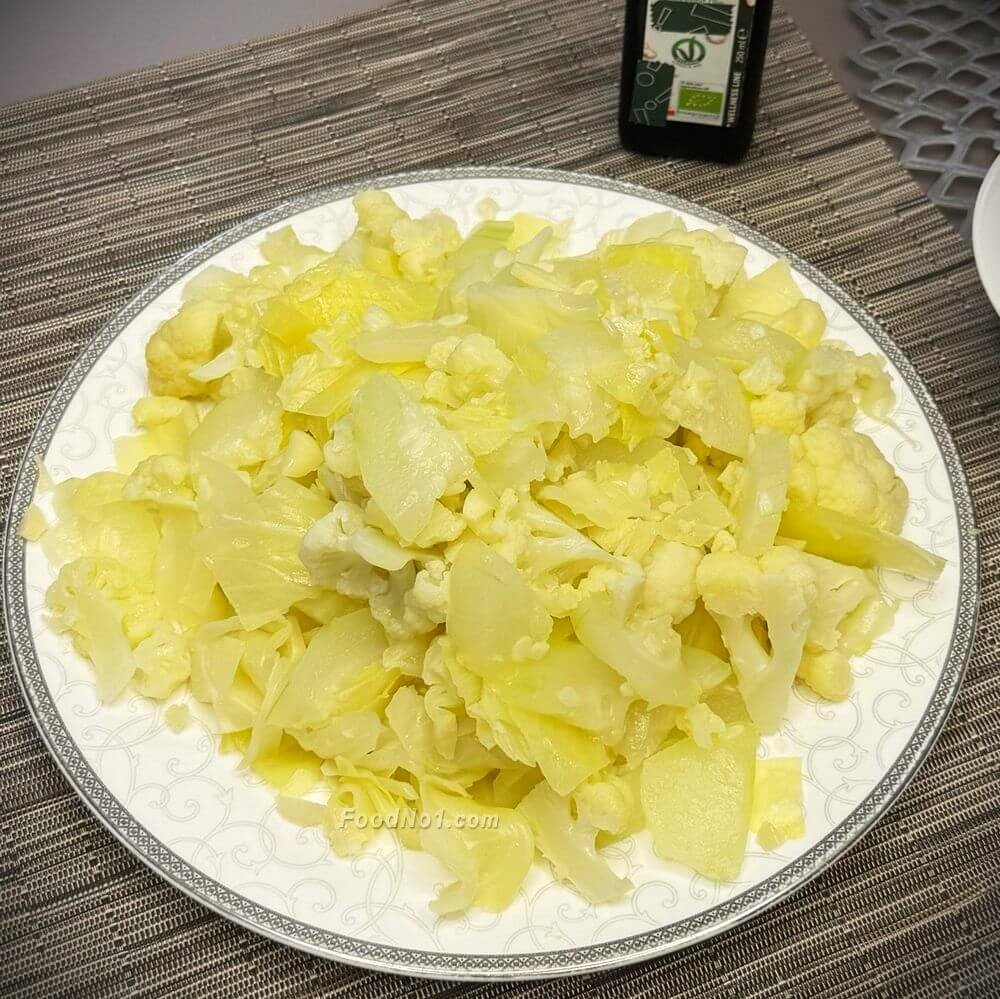 橄欖油水炒椰菜花高麗菜 3943.0