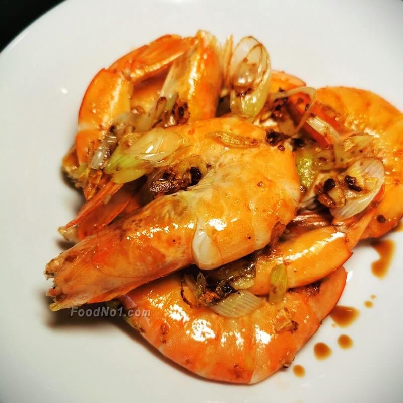 辣鮮露大蔥煎蝦 3913