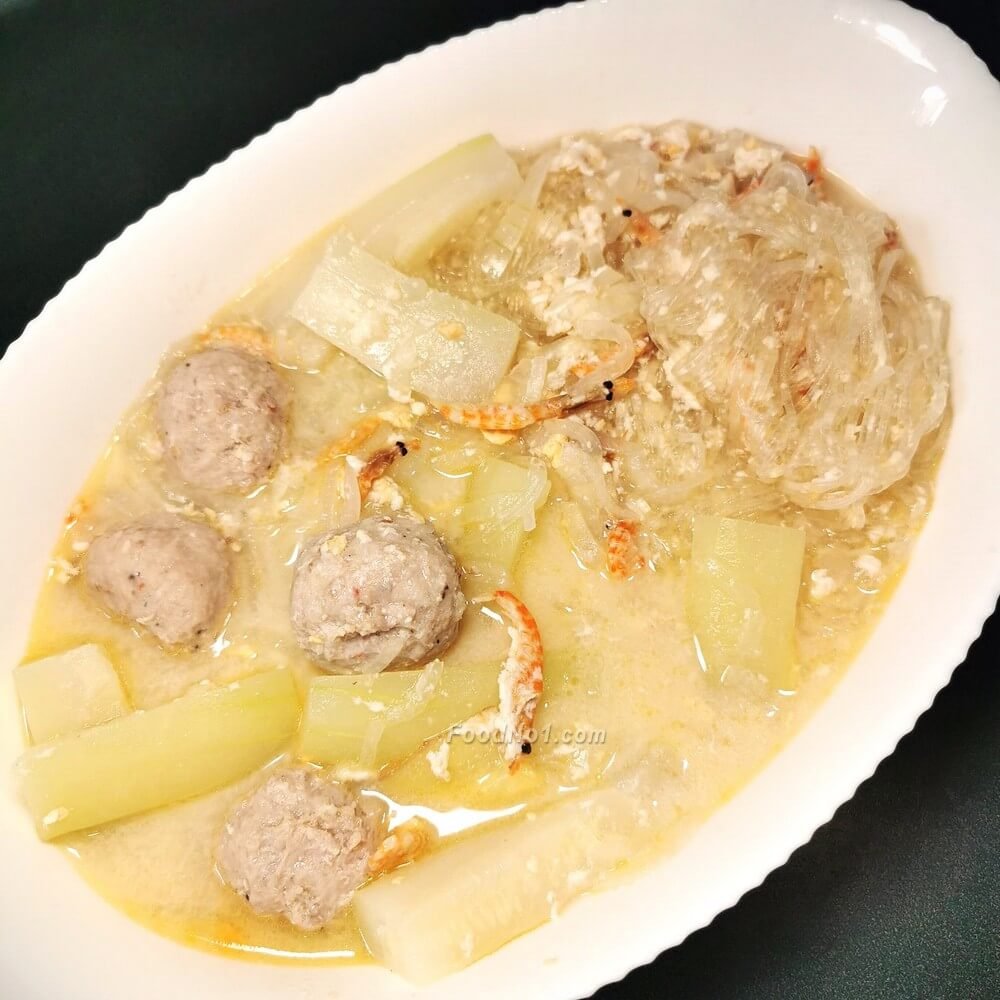 金沙蒜香節瓜肉丸粉絲湯 4015.0