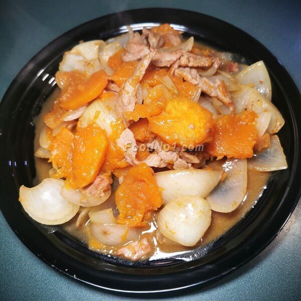 Pumpkin Pork Stir-Fry