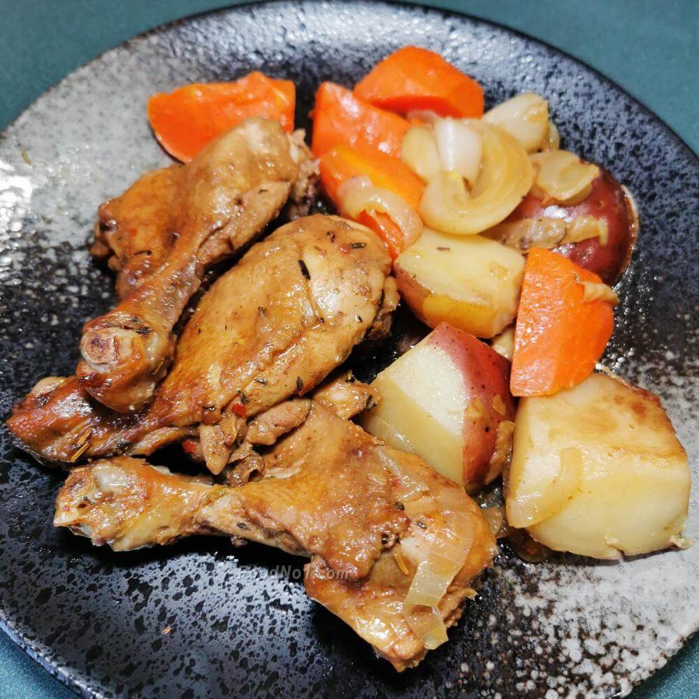 蒜香薯仔焗雞腿 3824