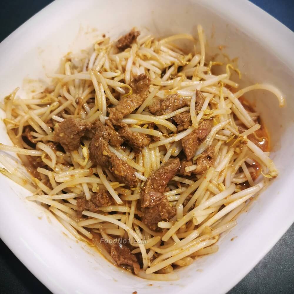 沙爹牛肉炒芽菜 3850