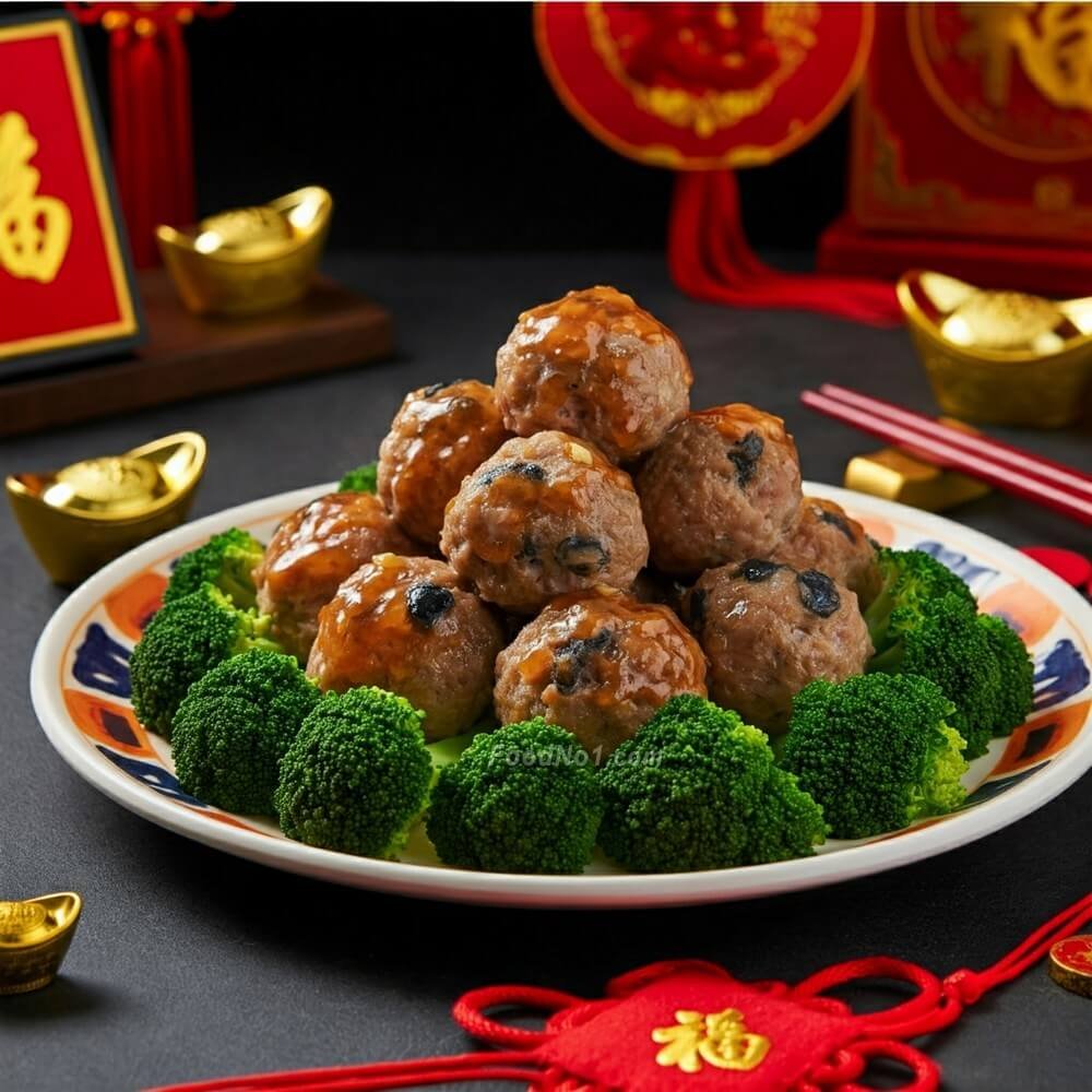 財源滾滾來做法,髮菜肉丸