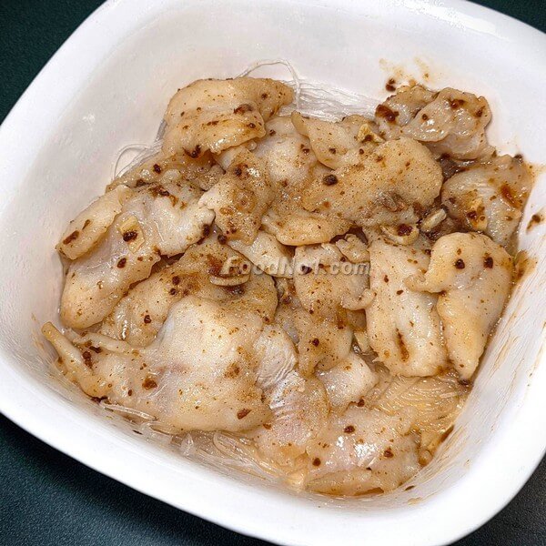 豉汁滑魚片叮粉絲-材料