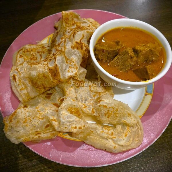 印度烤餅（配咖哩牛肉）