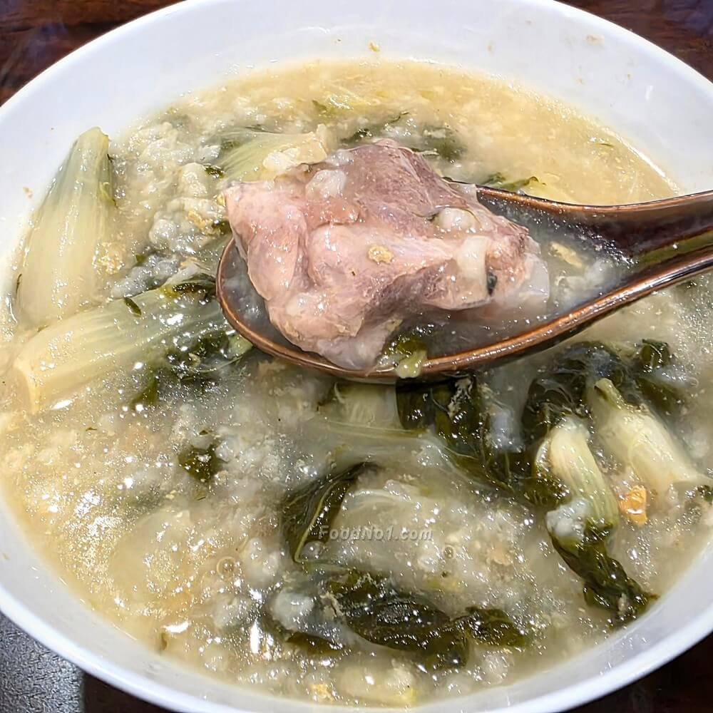 奶油白菜軟骨粥