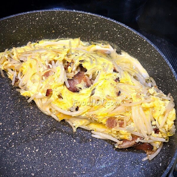 臘味芽菜芙蓉蛋可以上碟