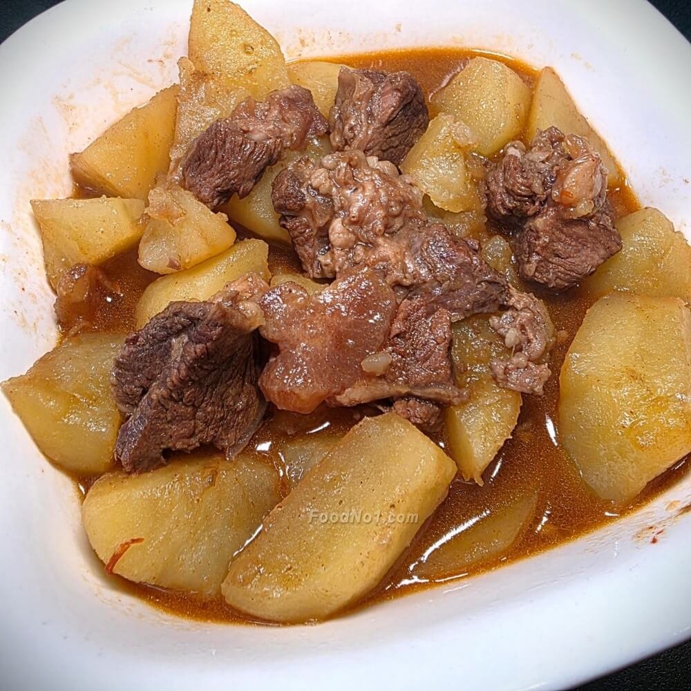 五香牛腩炆薯仔 4315