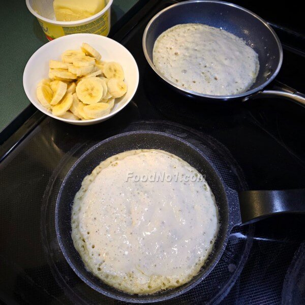 香蕉熱香餅-烹調步驟