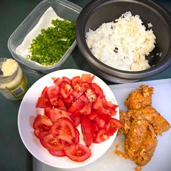 滋味蕃茄燴肉粒-材料
