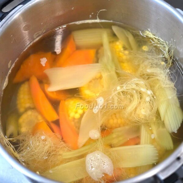 滋潤腰果甘荀粟米湯-烹煮時間