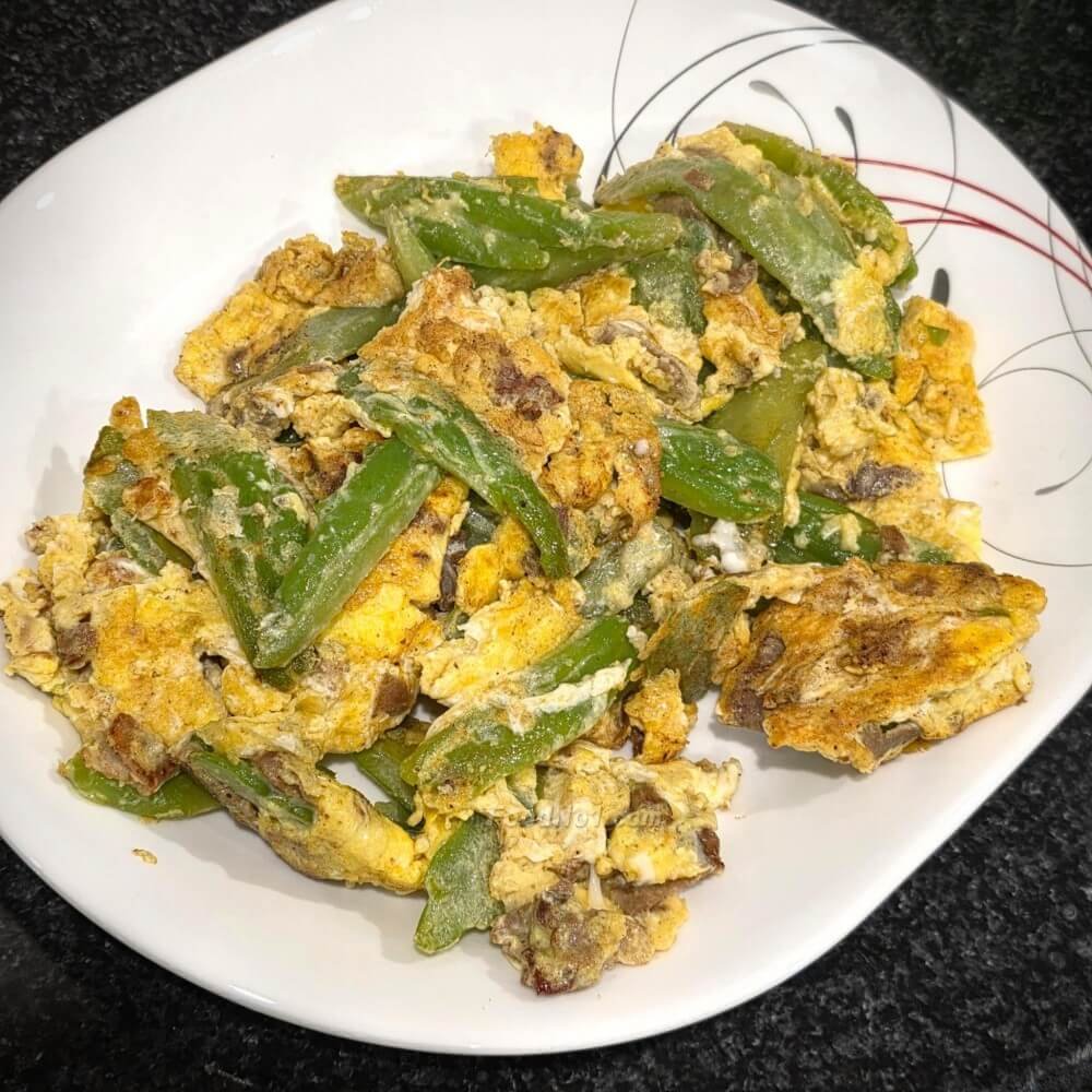 苦瓜肉碎炒蛋-好味