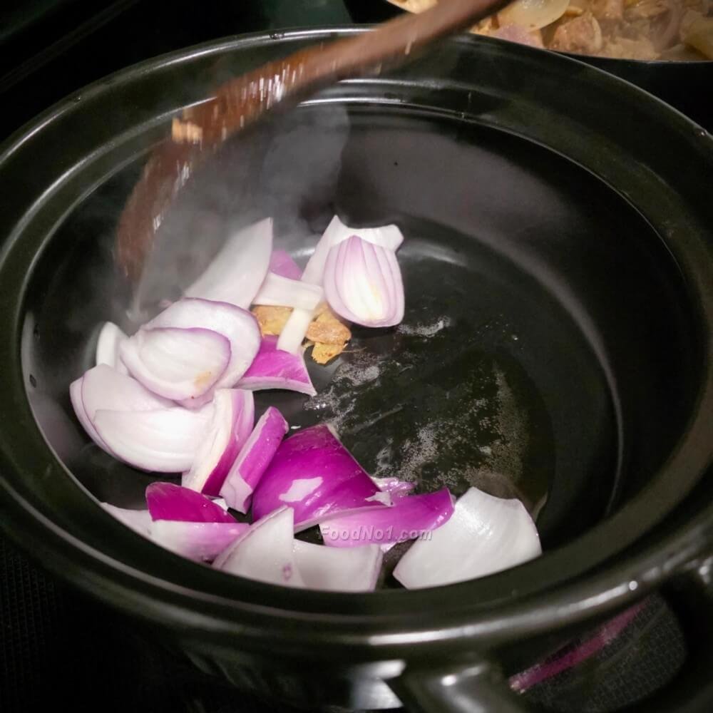 爆炒紫洋蔥